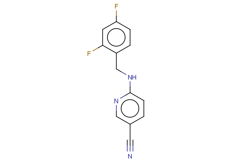 6-([(2,4-DIFLUOROPHENYL)METHYL]AMINO)PYRIDINE-3-CARBONITRILE