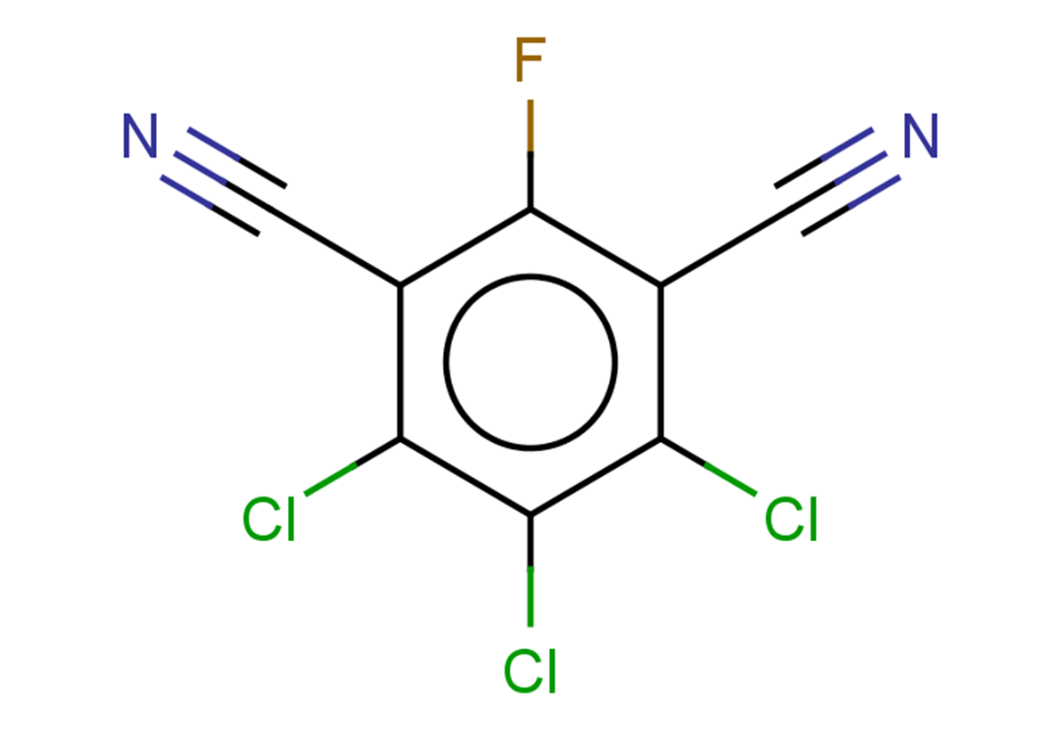 4,5,6-trichloro-2-fluorobenzene-1,3-dicarbonitrile