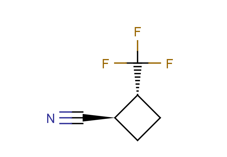 rac-(1R,2R)-2-(trifluoromethyl)cyclobutane-1-carbonitrile, trans