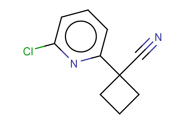 1-(6-chloropyridin-2-yl)cyclobutane-1-carbonitrile