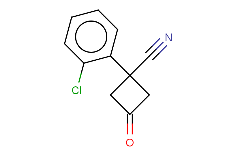 1-(2-chlorophenyl)-3-oxocyclobutane-1-carbonitrile