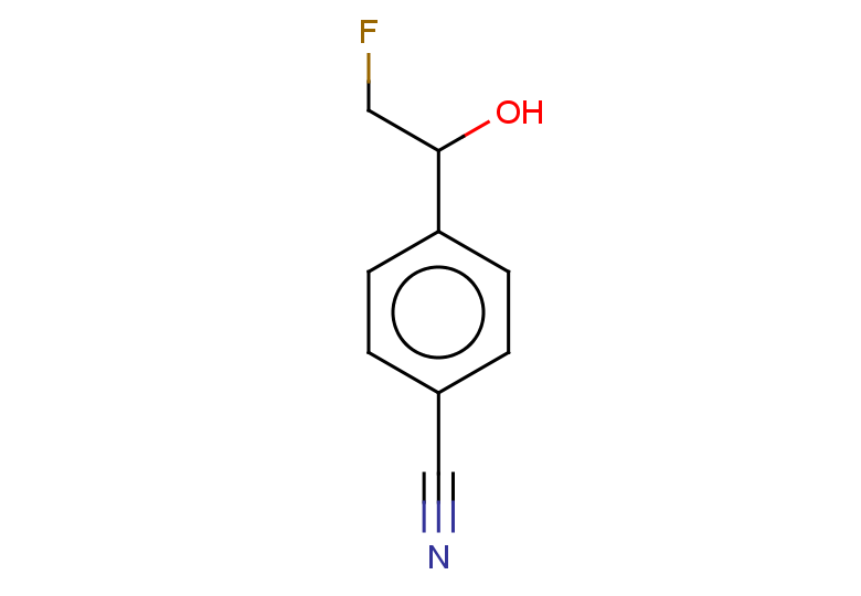 4-(2-fluoro-1-hydroxyethyl)benzonitrile