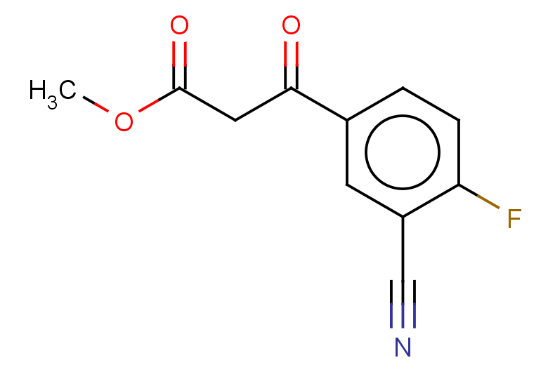 methyl 3-(3-cyano-4-fluorophenyl)-3-oxopropanoate