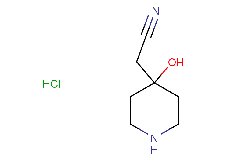 2-(4-hydroxypiperidin-4-yl)acetonitrile hydrochloride