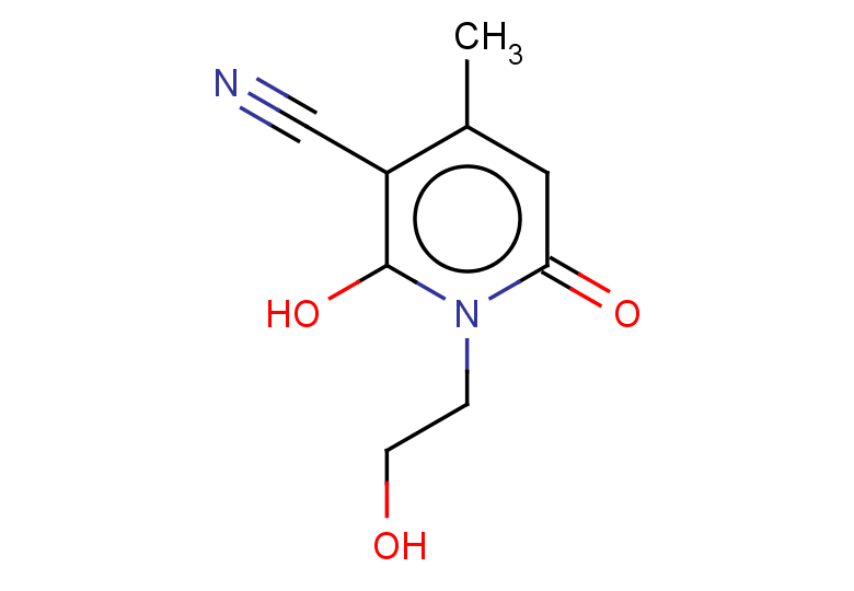 2-hydroxy-1-(2-hydroxyethyl)-4-methyl-6-oxo-1,6-dihydropyridine-3-carbonitrile