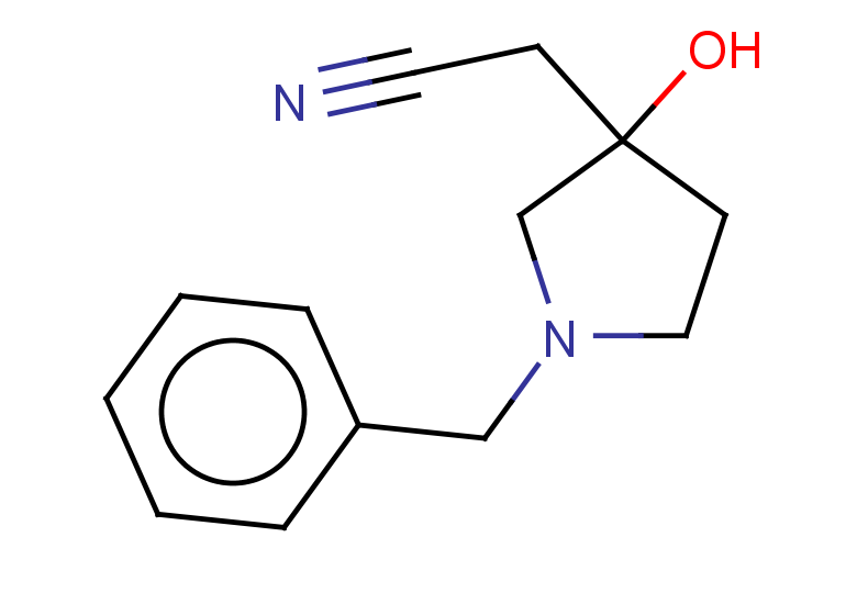 2-(1-benzyl-3-hydroxypyrrolidin-3-yl)acetonitrile