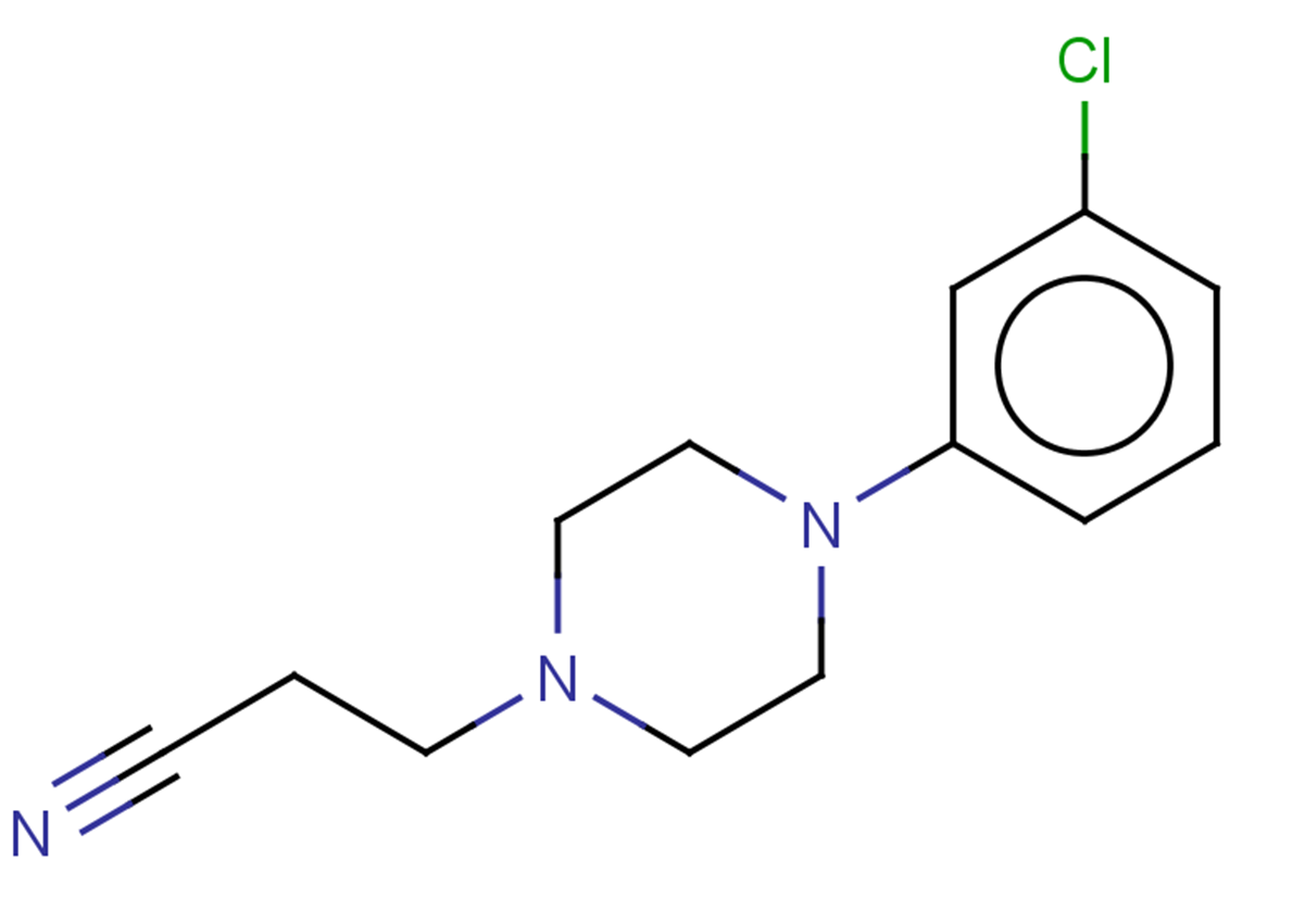 3-[4-(3-chlorophenyl)piperazin-1-yl]propanenitrile