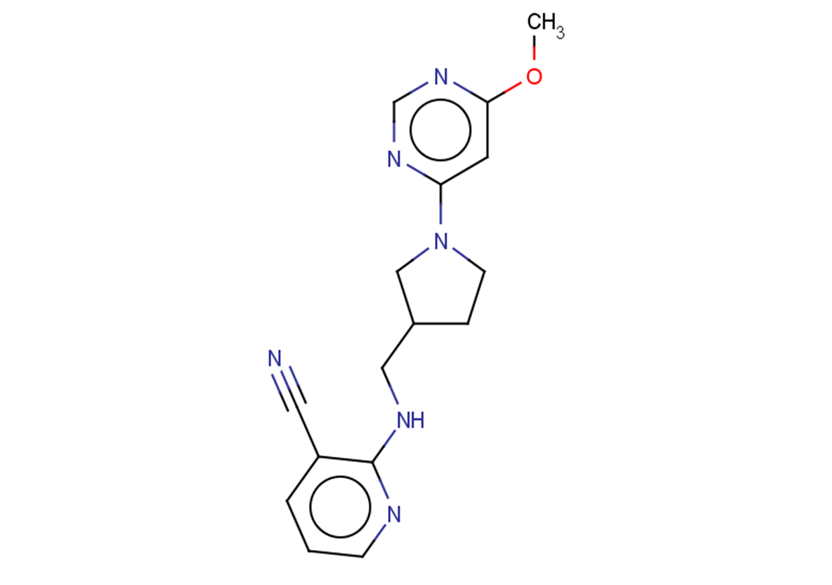 2-({[1-(6-methoxypyrimidin-4-yl)pyrrolidin-3-yl]methyl}amino)pyridine-3-carbonitrile