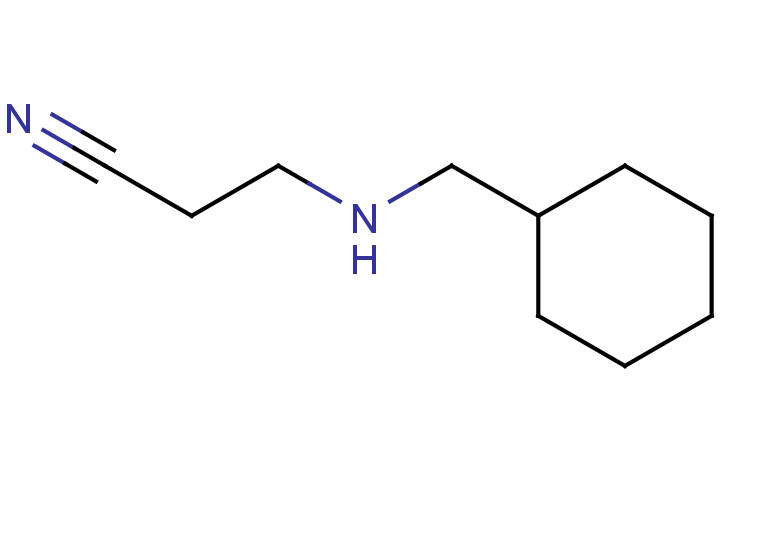 3-[(cyclohexylmethyl)amino]propanenitrile