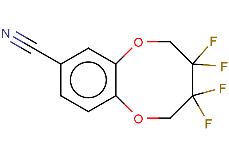 3,3,4,4-tetrafluoro-2,3,4,5-tetrahydro-1,6-benzodioxocine-8-carbonitrile