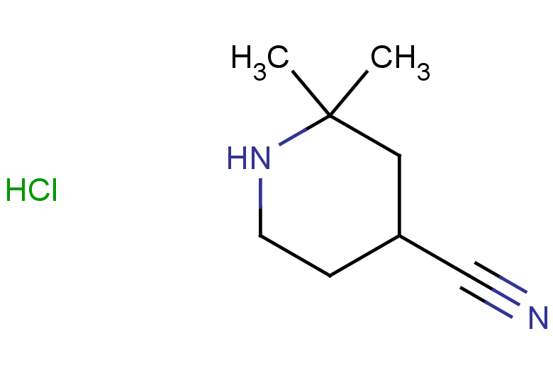 2,2-dimethylpiperidine-4-carbonitrile hydrochloride