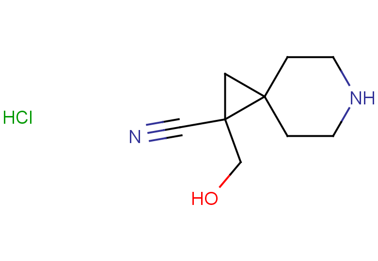 1-(hydroxymethyl)-6-azaspiro[2.5]octane-1-carbonitrile hydrochloride
