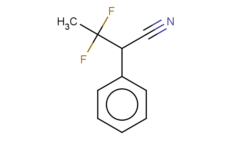 3,3-difluoro-2-phenylbutanenitrile