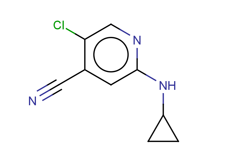 5-chloro-2-(cyclopropylamino)pyridine-4-carbonitrile
