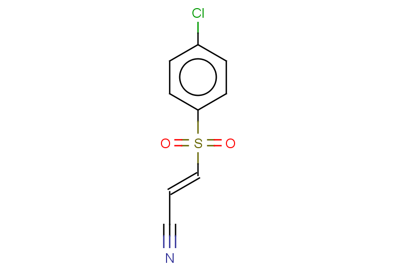 (2E)-3-(4-chlorobenzenesulfonyl)prop-2-enenitrile
