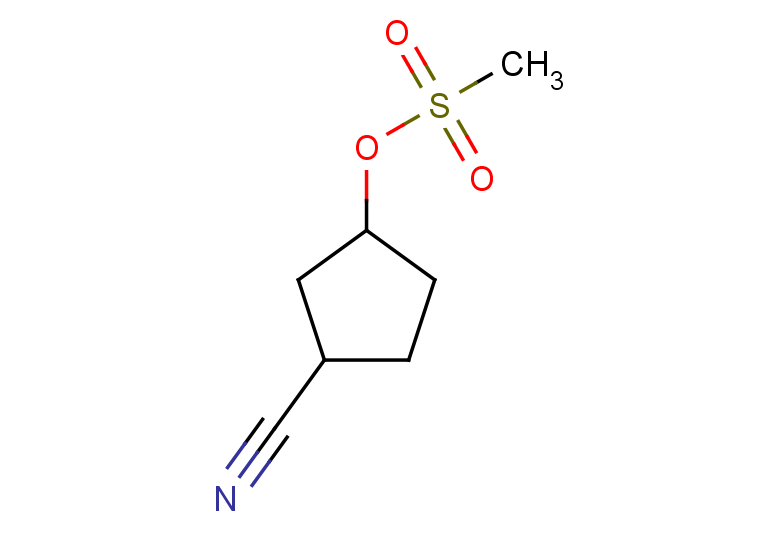 3-cyanocyclopentyl methanesulfonate, Mixture of diastereomers