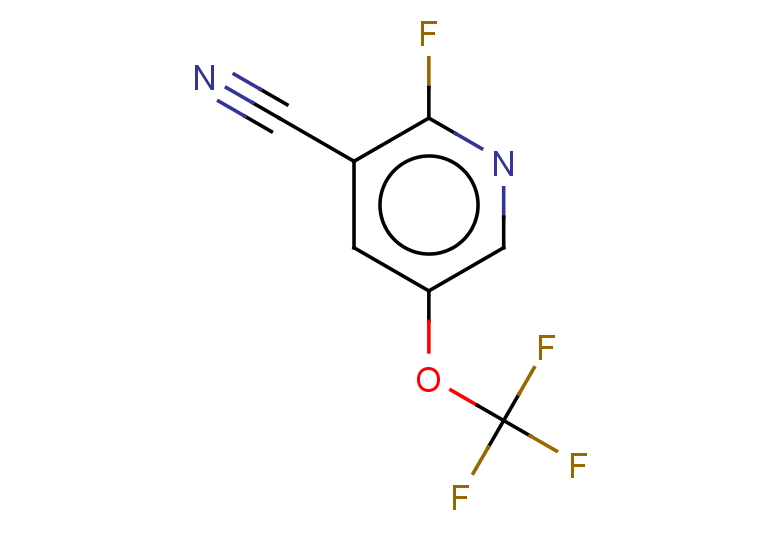 2-fluoro-5-(trifluoromethoxy)pyridine-3-carbonitrile