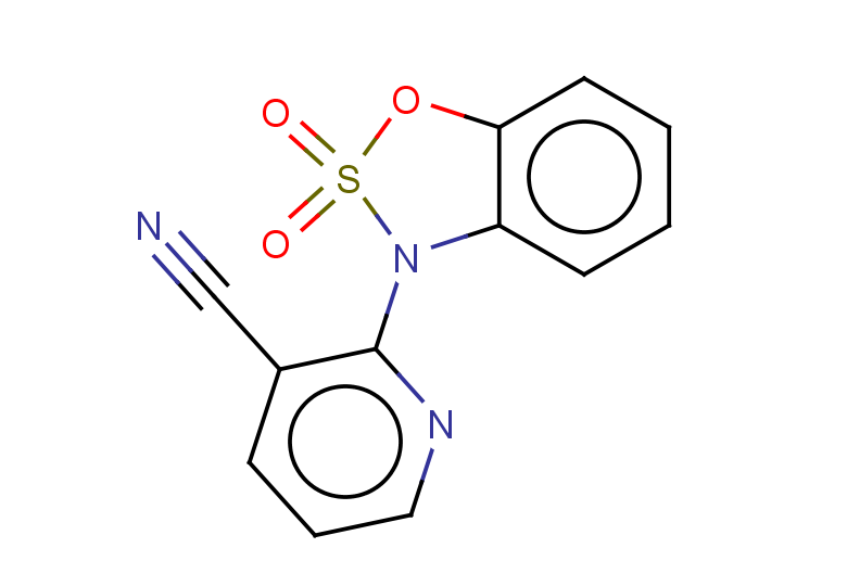 2-(2,2-dioxo-3H-1,2lambda6,3-benzoxathiazol-3-yl)pyridine-3-carbonitrile