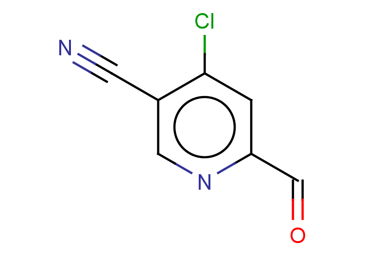 4-chloro-6-formylpyridine-3-carbonitrile