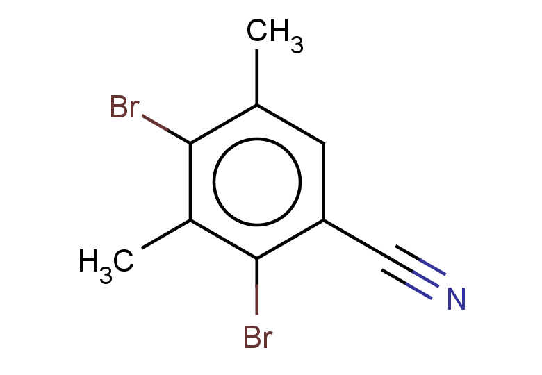 2,4-dibromo-3,5-dimethylbenzonitrile