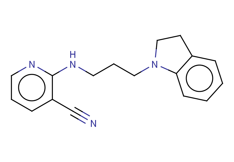 2-{[3-(2,3-dihydro-1H-indol-1-yl)propyl]amino}pyridine-3-carbonitrile