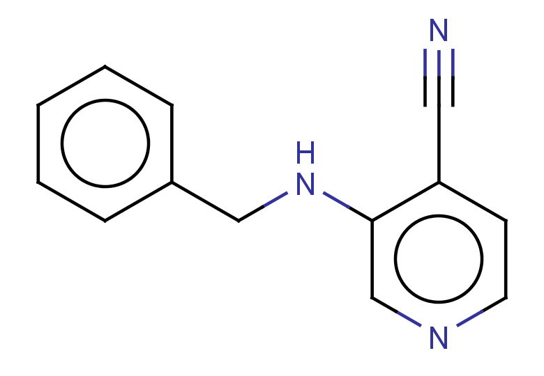 3-(benzylamino)pyridine-4-carbonitrile