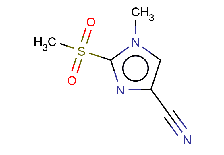 2-methanesulfonyl-1-methyl-1H-imidazole-4-carbonitrile
