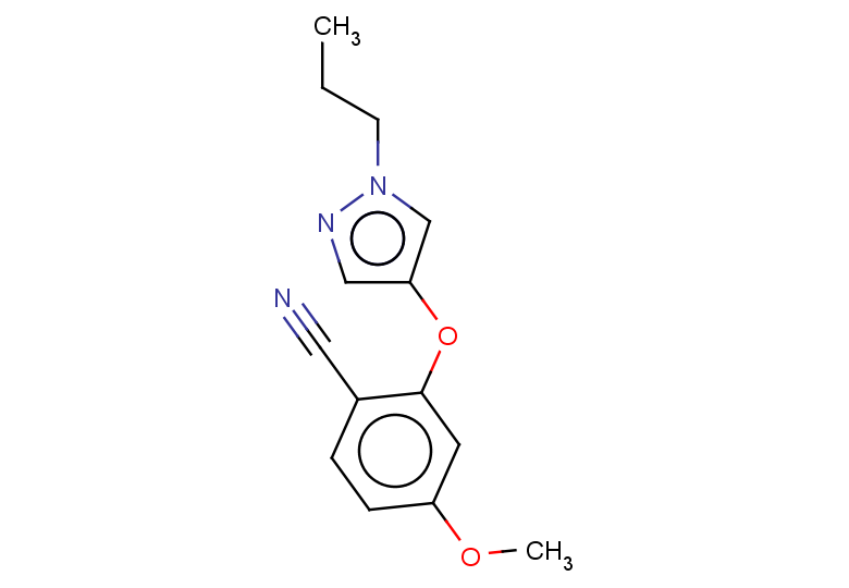 4-methoxy-2-[(1-propyl-1H-pyrazol-4-yl)oxy]benzonitrile