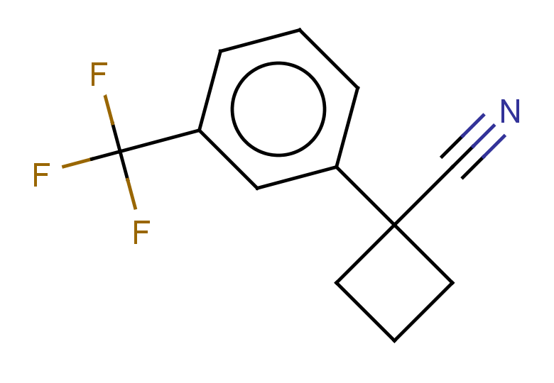 1-[3-(trifluoromethyl)phenyl]cyclobutane-1-carbonitrile