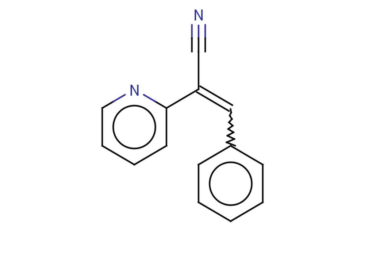 3-phenyl-2-(pyridin-2-yl)prop-2-enenitrile