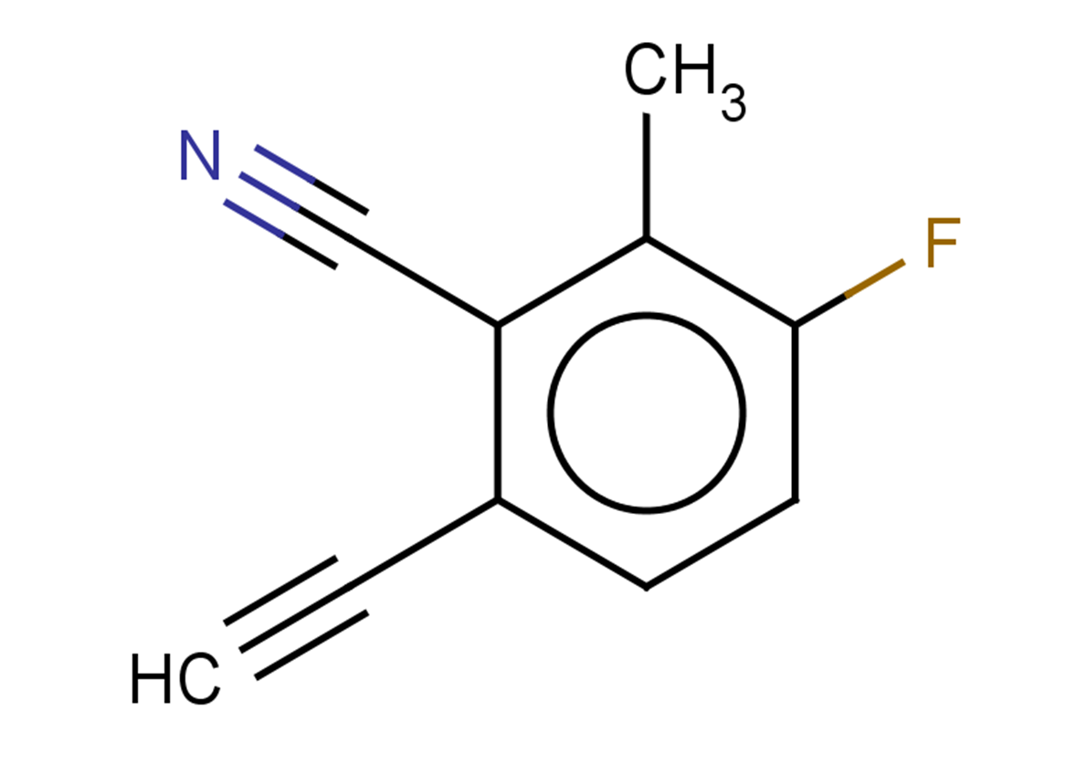 6-ethynyl-3-fluoro-2-methylbenzonitrile