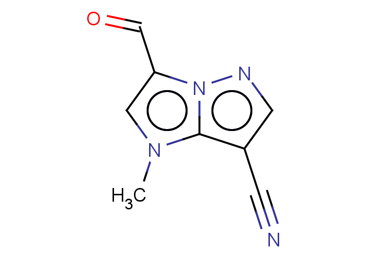 3-formyl-1-methyl-1H-pyrazolo[1,5-a]imidazole-7-carbonitrile