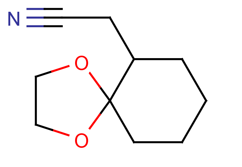 2-{1,4-dioxaspiro[4.5]decan-6-yl}acetonitrile