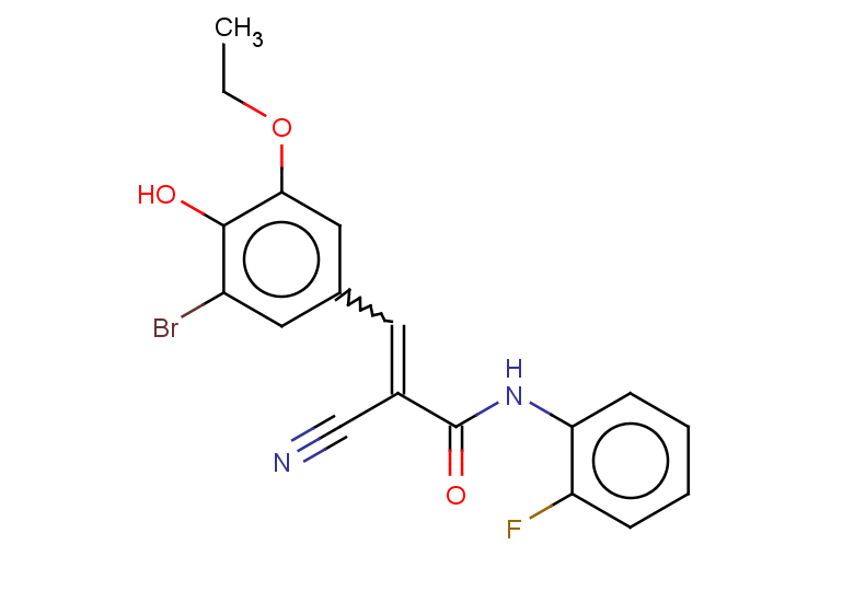 3-(3-bromo-5-ethoxy-4-hydroxyphenyl)-2-cyano-N-(2-fluorophenyl)prop-2-enamide