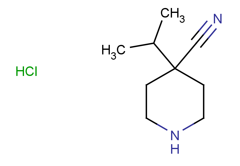 4-(propan-2-yl)piperidine-4-carbonitrile hydrochloride