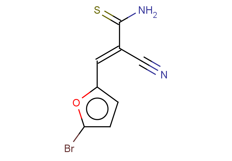 (2E)-3-(5-bromofuran-2-yl)-2-cyanoprop-2-enethioamide