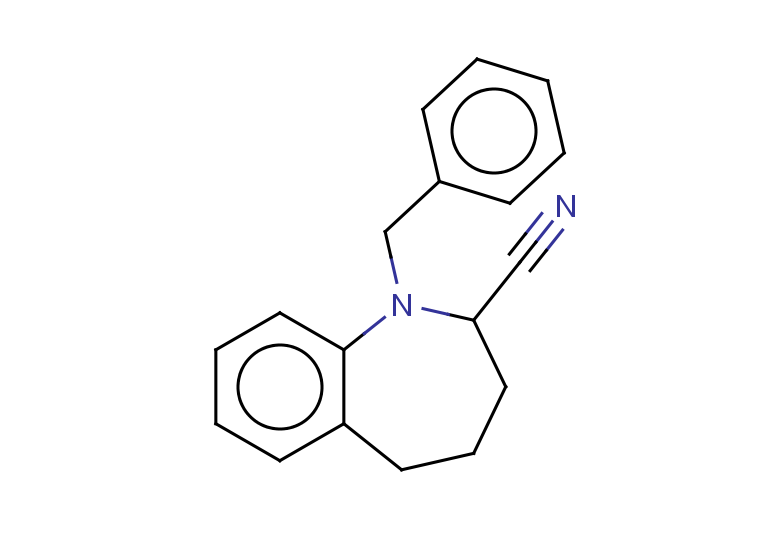 1-benzyl-2,3,4,5-tetrahydro-1H-1-benzazepine-2-carbonitrile