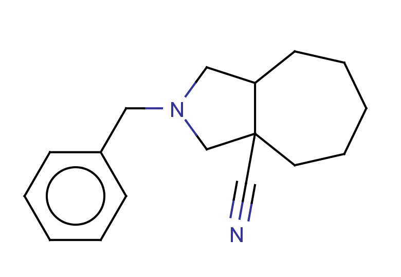 2-benzyl-decahydrocyclohepta[c]pyrrole-3a-carbonitrile
