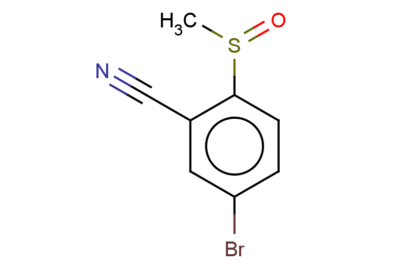 5-bromo-2-methanesulfinylbenzonitrile