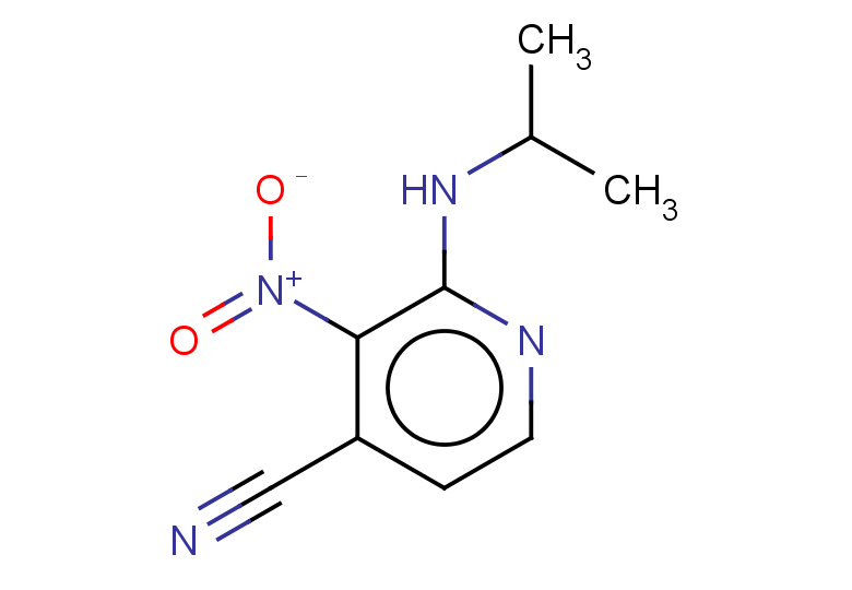 3-nitro-2-[(propan-2-yl)amino]pyridine-4-carbonitrile
