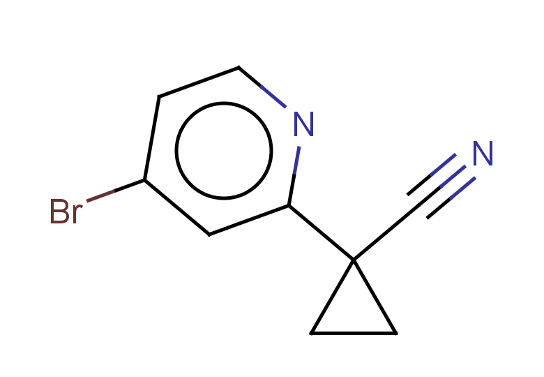 1-(4-bromopyridin-2-yl)cyclopropane-1-carbonitrile