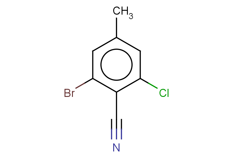 2-bromo-6-chloro-4-methylbenzonitrile