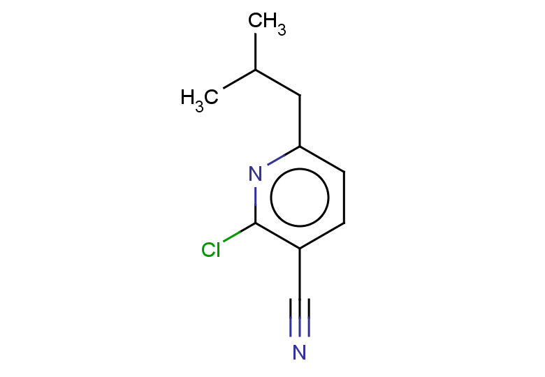 2-chloro-6-(2-methylpropyl)pyridine-3-carbonitrile