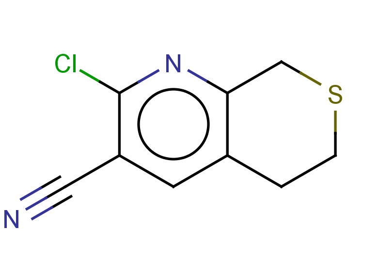 2-chloro-5H,6H,8H-thiopyrano[3,4-b]pyridine-3-carbonitrile
