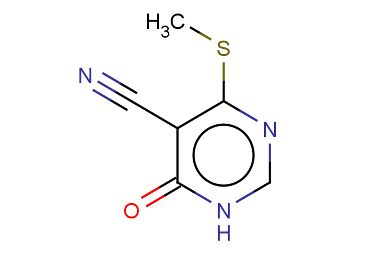 4-(methylsulfanyl)-6-oxo-1,6-dihydropyrimidine-5-carbonitrile