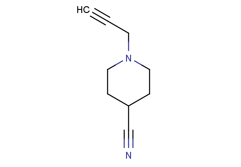 1-(prop-2-yn-1-yl)piperidine-4-carbonitrile