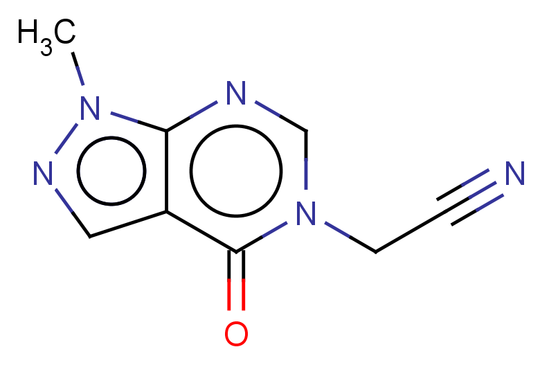 2-{1-methyl-4-oxo-1H,4H,5H-pyrazolo[3,4-d]pyrimidin-5-yl}acetonitrile