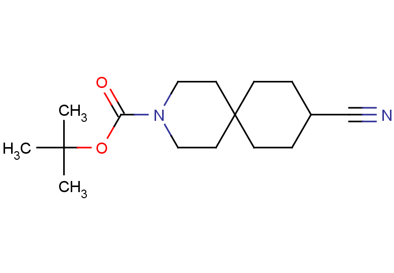 tert-butyl 9-cyano-3-azaspiro[5.5]undecane-3-carboxylate