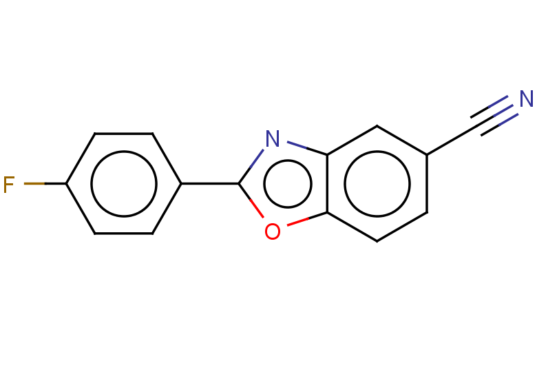 2-(4-fluorophenyl)-1,3-benzoxazole-5-carbonitrile