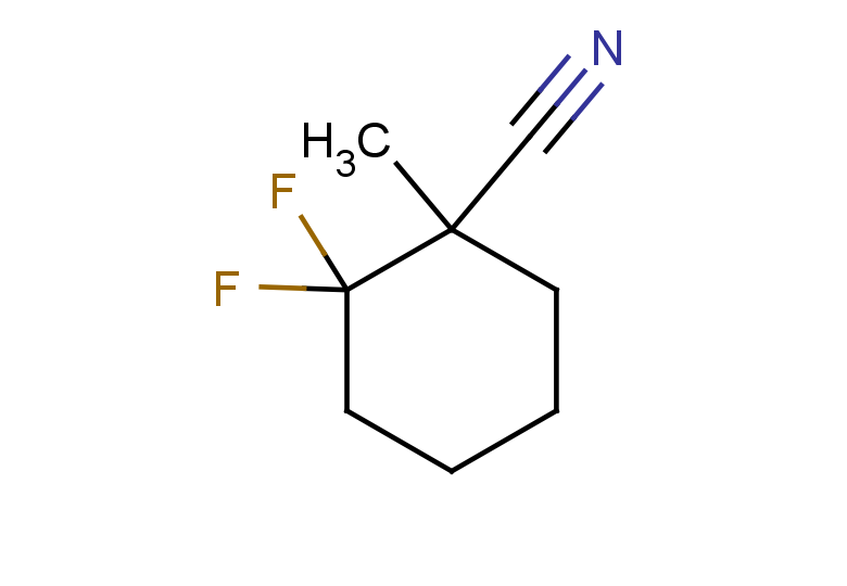 2,2-difluoro-1-methylcyclohexane-1-carbonitrile